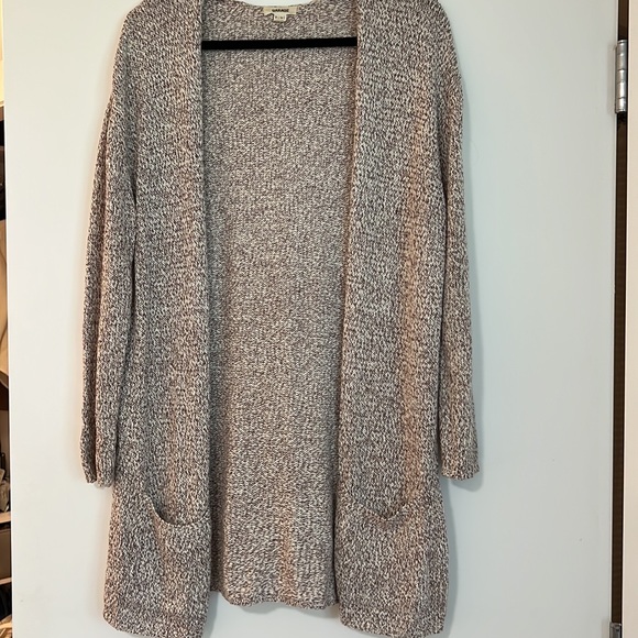 GARAGE SLOUCHY PURPLE AND WHITE KNIT CARDIGAN -bundle for discount :) - Picture 2 of 6